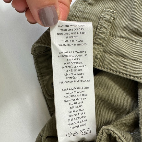 Velvet By Graham Spencer Olive Green Pants With Track Stripe Women’s‎ Size 6 - Picture 8 of 9